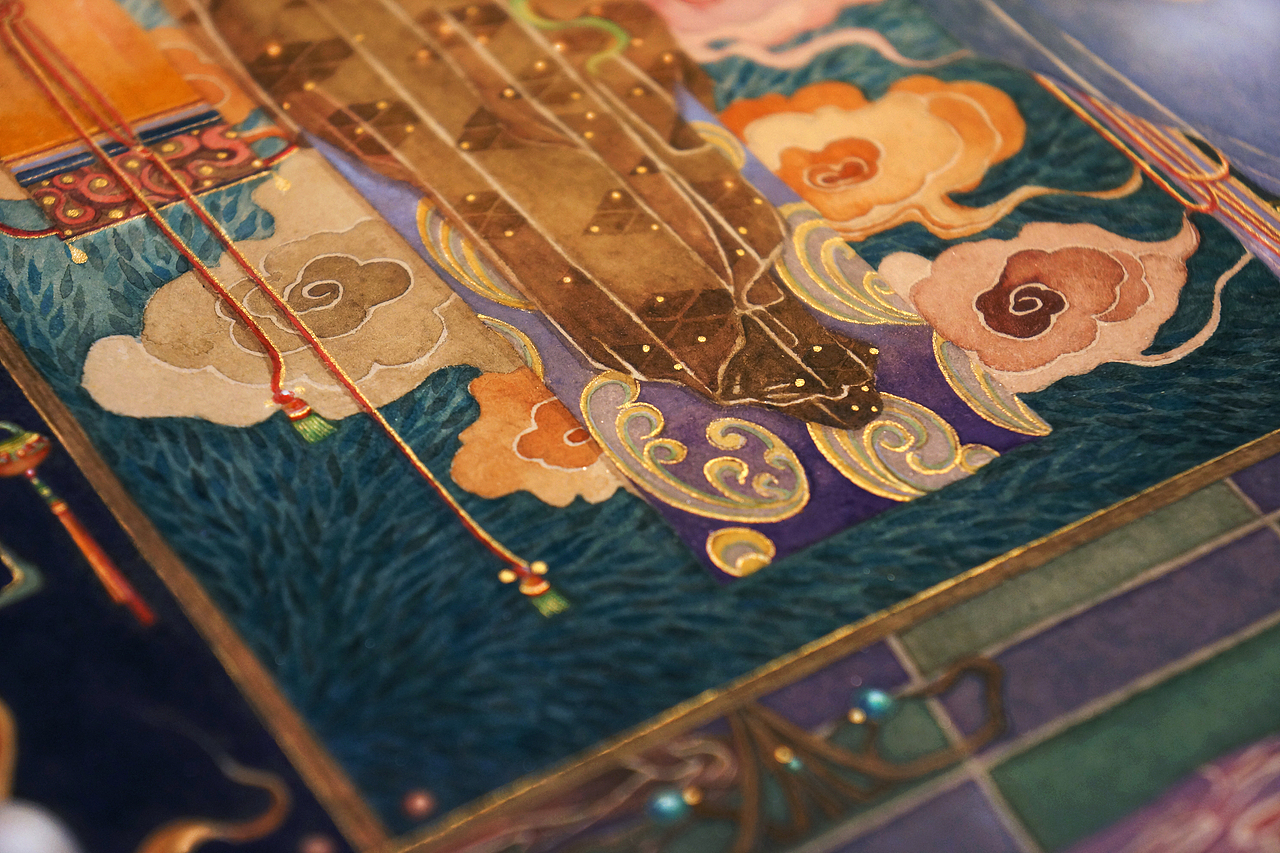 《浮浪行.邪见》 白中南颜彩-人川集（图ZMjQ3MjE4NzY0） - 艺术插画 - 站酷设计师白中南原创素材 - 站酷ZCOOL