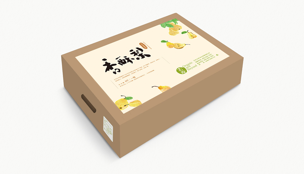 2012年正谷有机水果包装设计