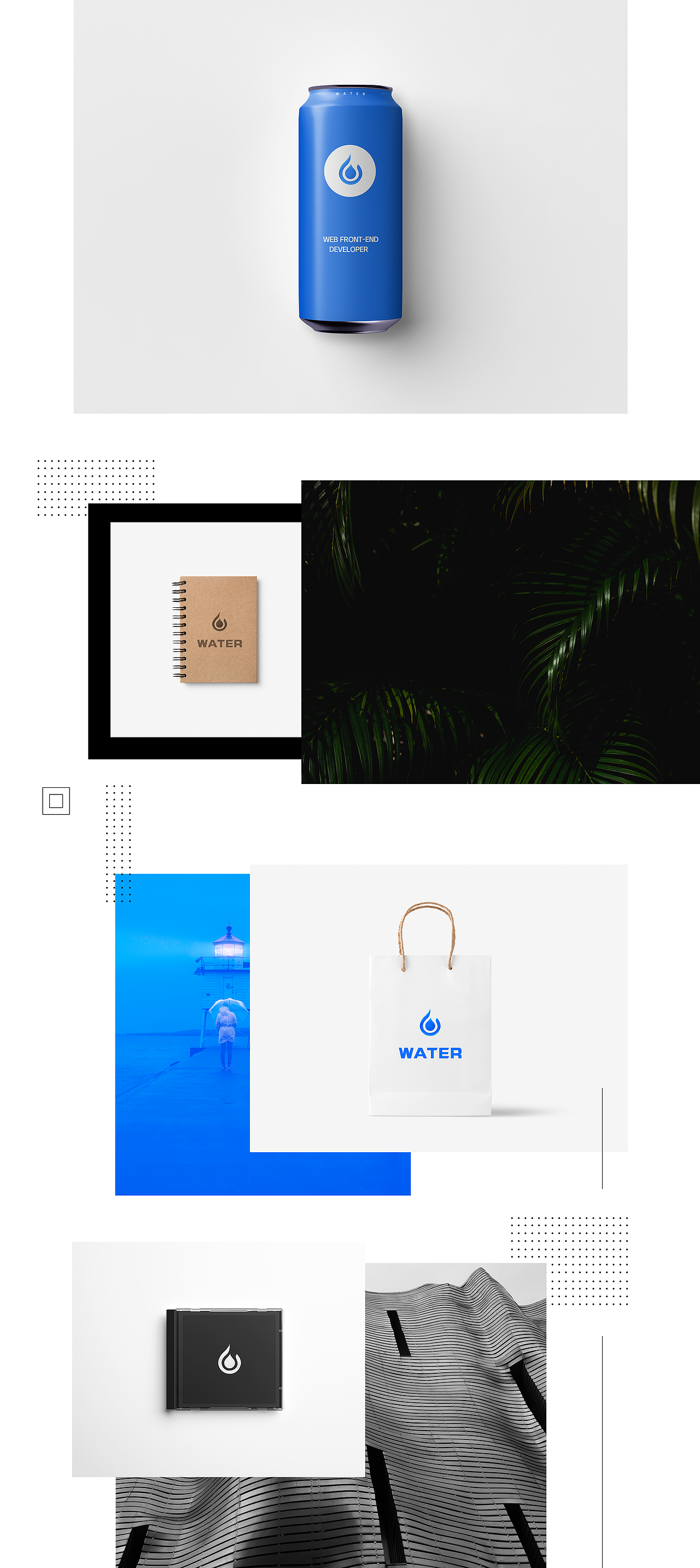 「Water」组件库品牌识别设计