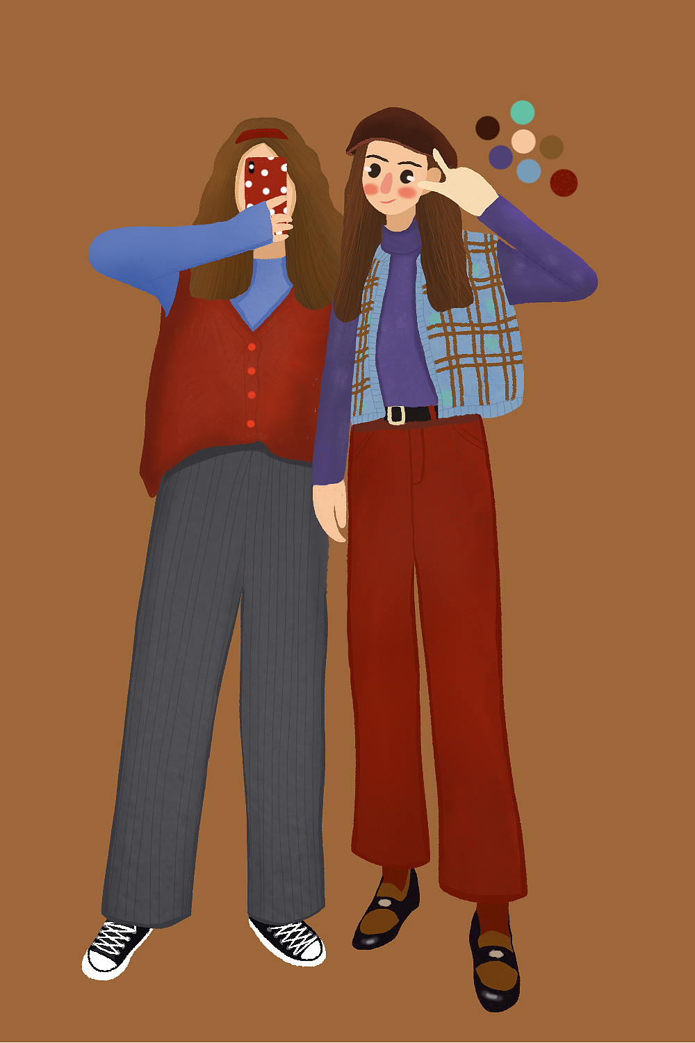 闺蜜穿搭 每日穿搭分享