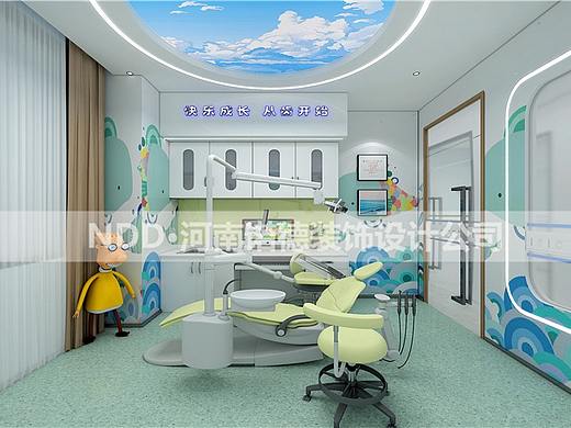 信阳口腔门诊装修设计-信阳德仁口腔门诊设计效果图