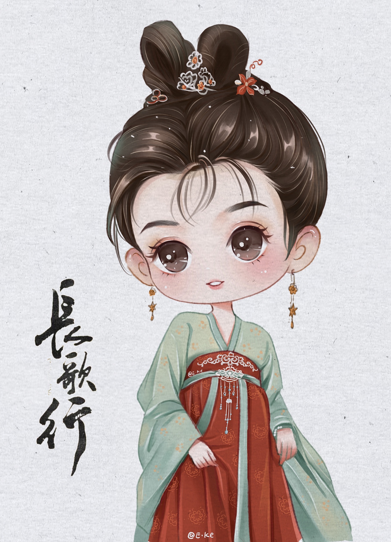 长歌行q版插画头像