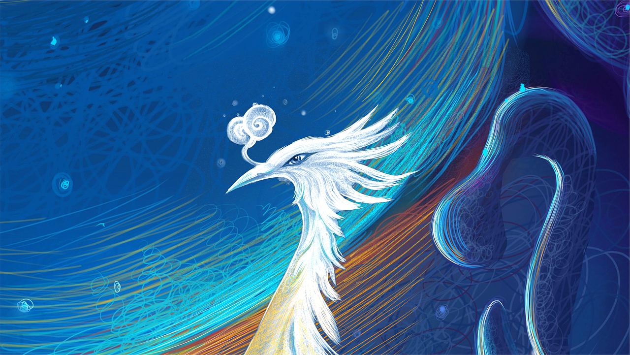 《五星出东方利中国》神兽插画
