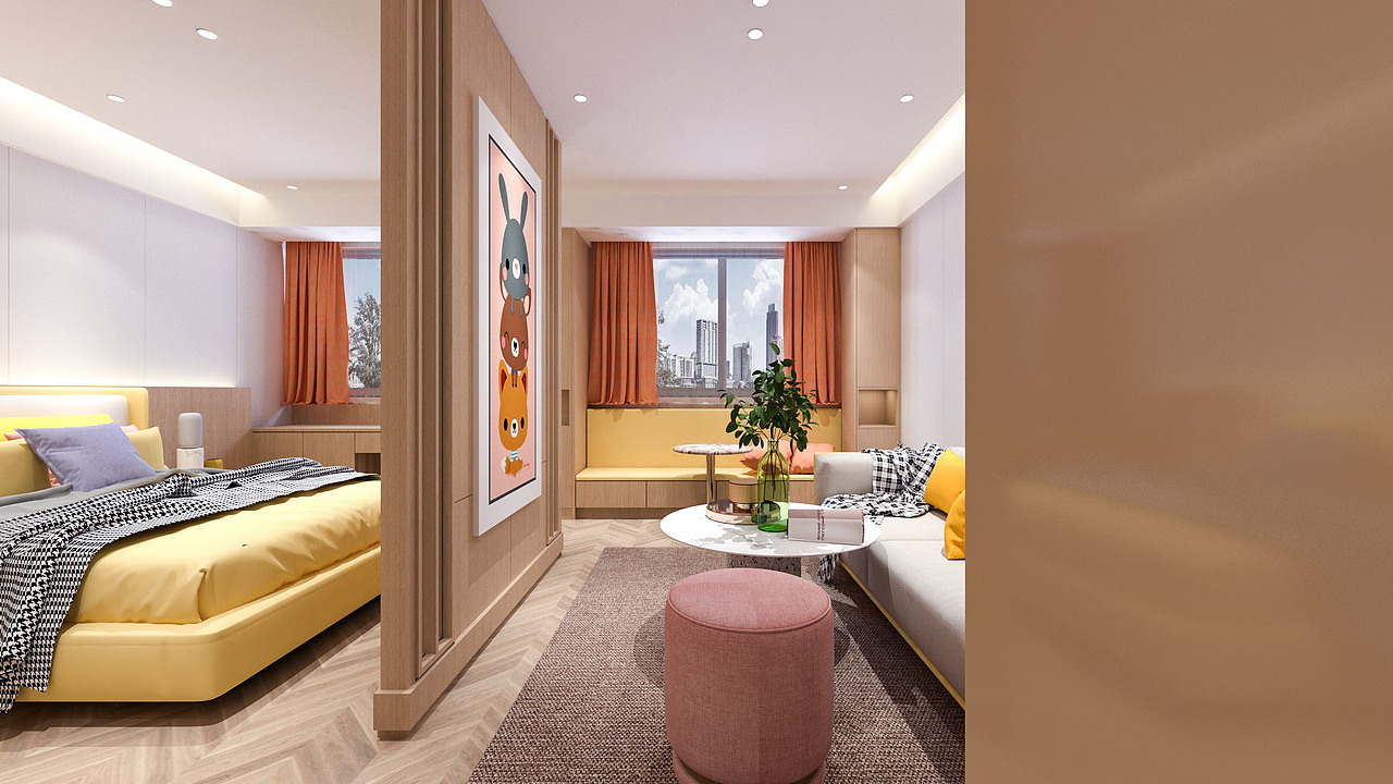 月子会所客房设计（图ZMjUzODI4OTQw） - 商业空间设计 - 站酷设计师BM空间设计原创素材 - 站酷ZCOOL