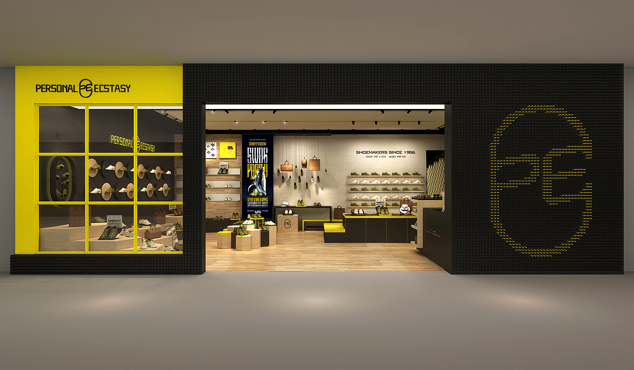 联合初创潮鞋品牌PE（图ZNzQzMzEyNjQ=） - 展陈设计 - 站酷设计师SHANXINGSHEJI原创素材 - 站酷ZCOOL