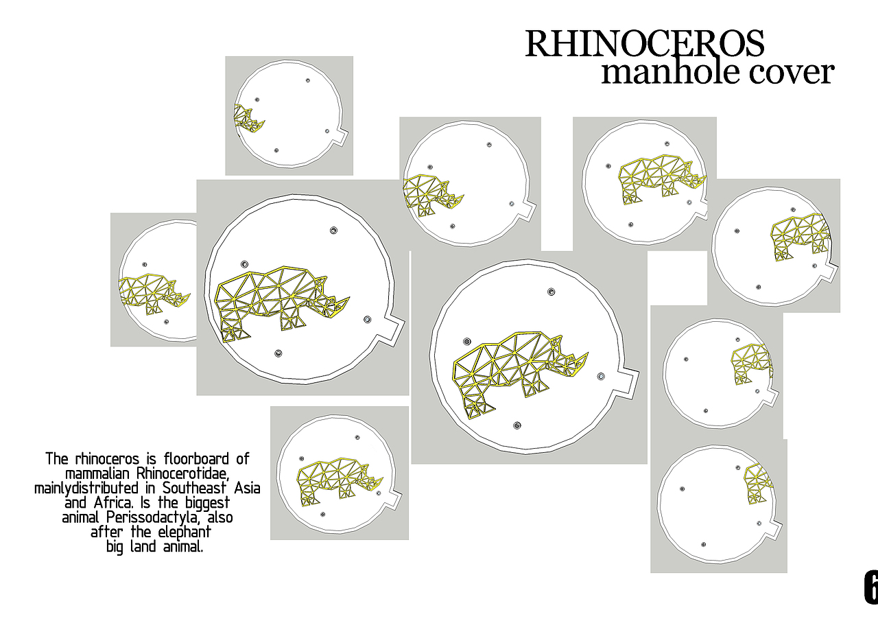 大学作业 公共设施设计 窨井盖（图ZODc0MTE0ODg=） - 商业空间设计 - 站酷设计师踩花油馅原创素材 - 站酷ZCOOL