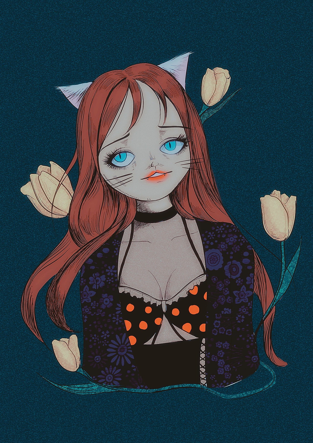 性感的猫（图ZMTE3MjEzODEy） - 商业插画 - 站酷设计师乱七八糟插画原创素材 - 站酷ZCOOL