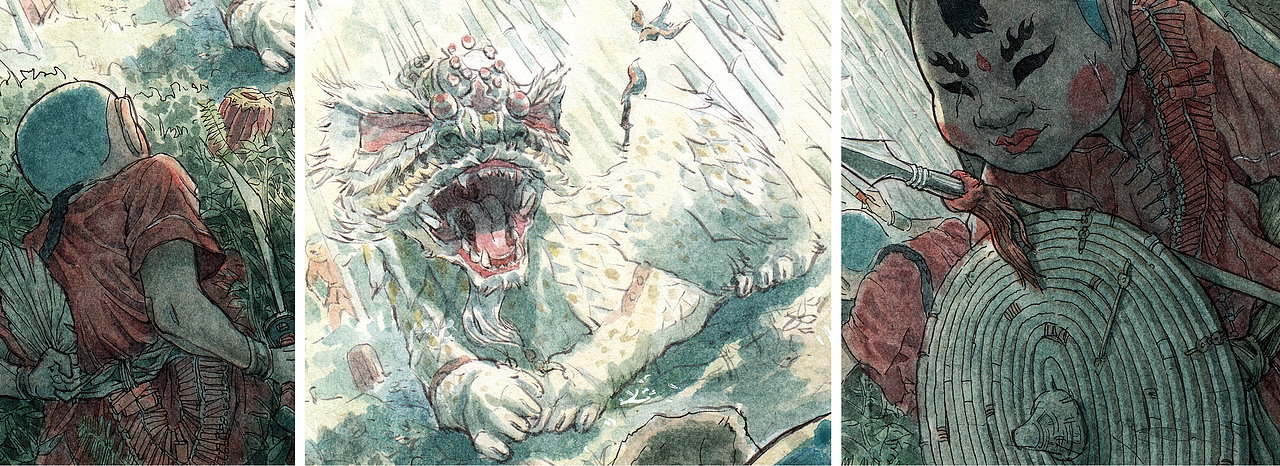 《醒魂》系列绘画作品（图ZMTgxNDAwNzI0） - 创作习作 - 站酷设计师何浩斌原创素材 - 站酷ZCOOL