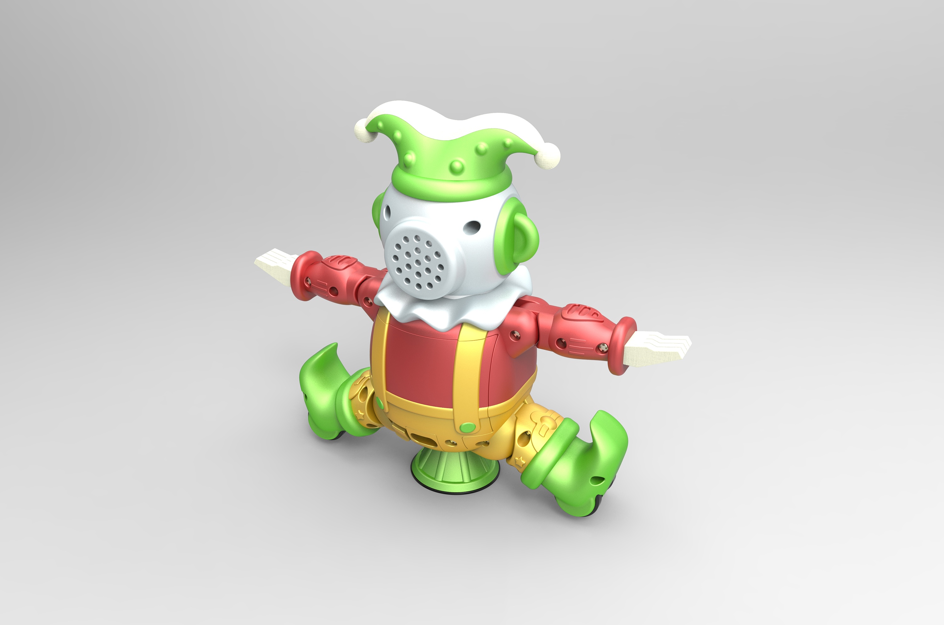 原创作品:旋转小丑玩具设计——设计师总有几个让你抓狂的客户