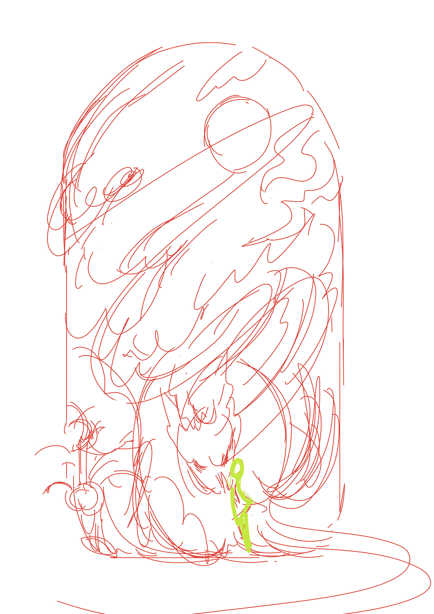 懒惰的插画| 国庆贺图 | 国风 | 含过程分享