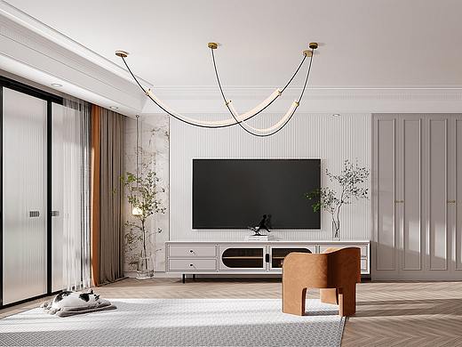 现代轻奢融入法式风格，浪漫且有仪式感的家