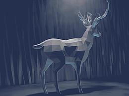 C4D作品 鹿