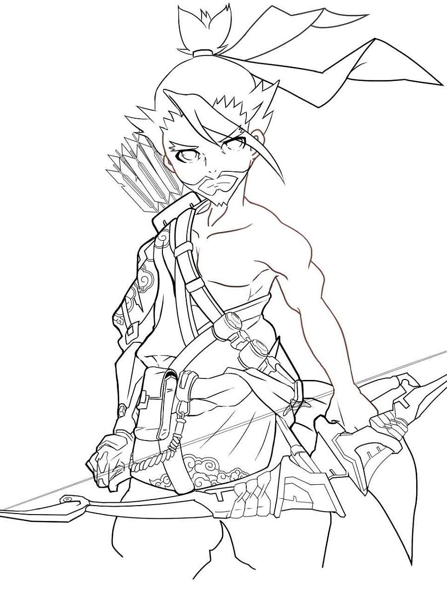 半藏同人数码绘|插画习作|插画|豆浆包包 - 原创设计作品 - 站酷