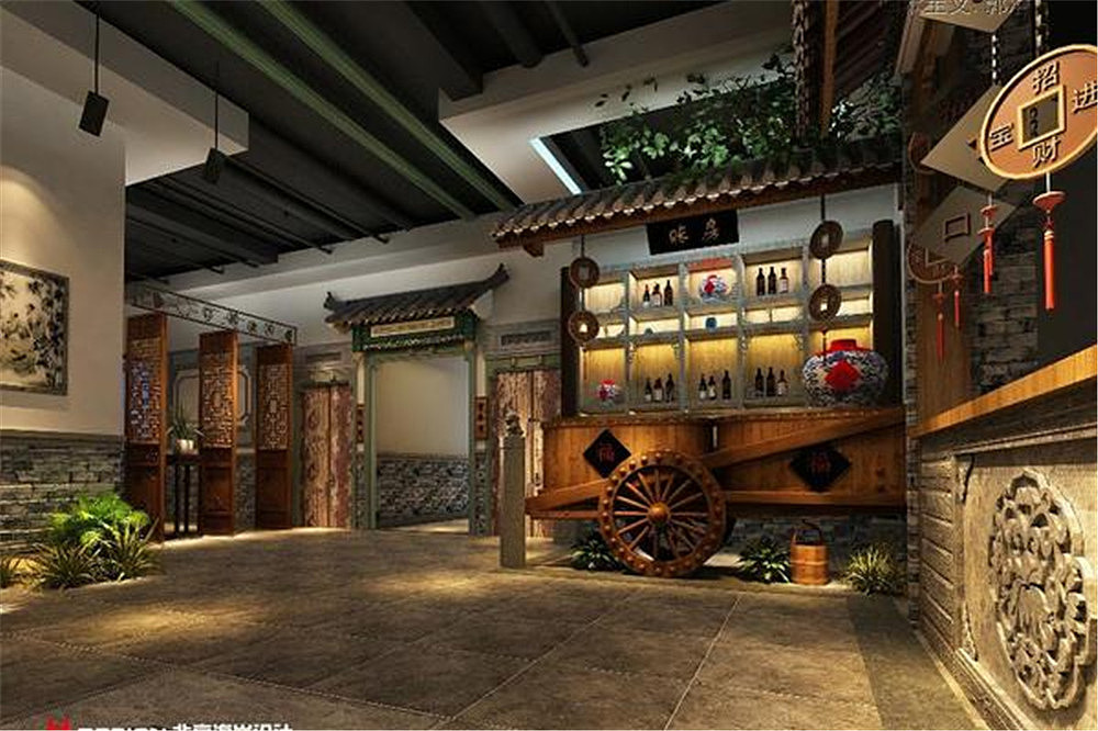 北京福口居北太平庄店餐饮设计案例—北京海岸设计图片