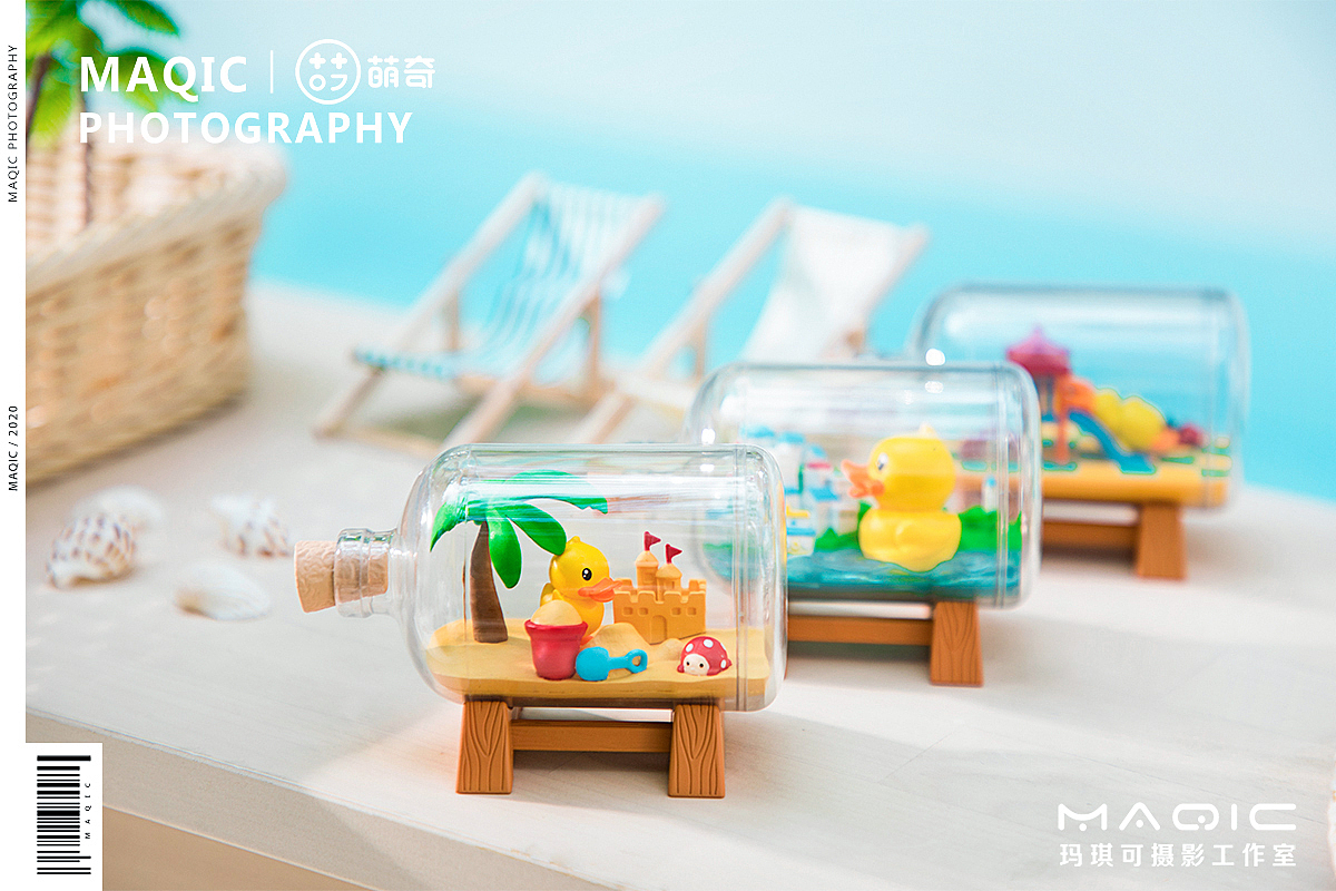 萌奇×玛琪可 《夏日漂流瓶系列X2盲盒拍摄》