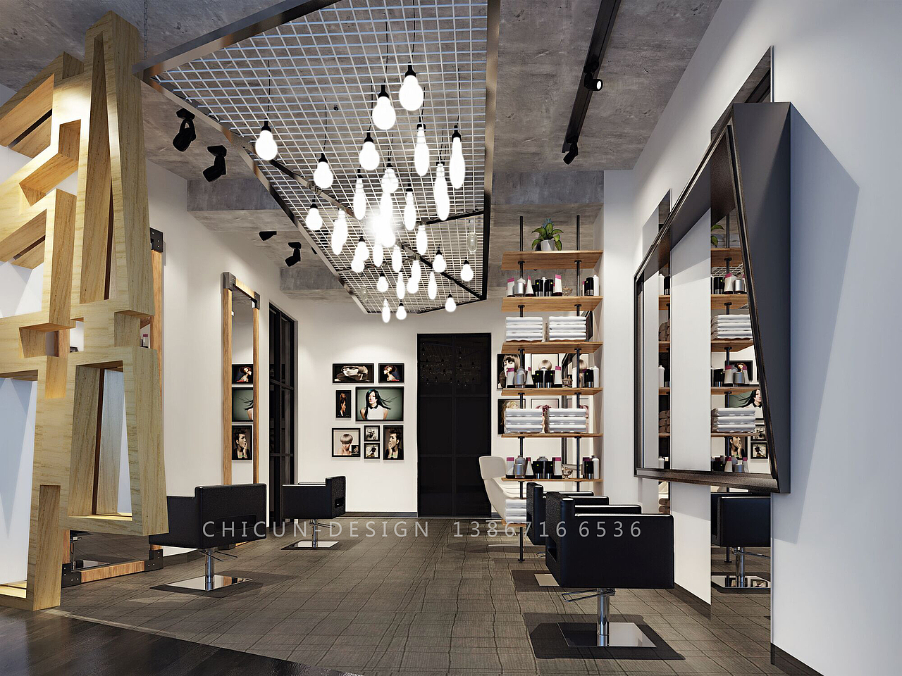 尺寸设计|新汇研究所展厅效果图设计