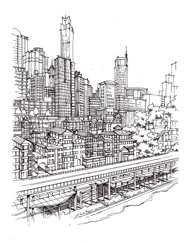 手绘表现,贵在坚持,日久见改变!