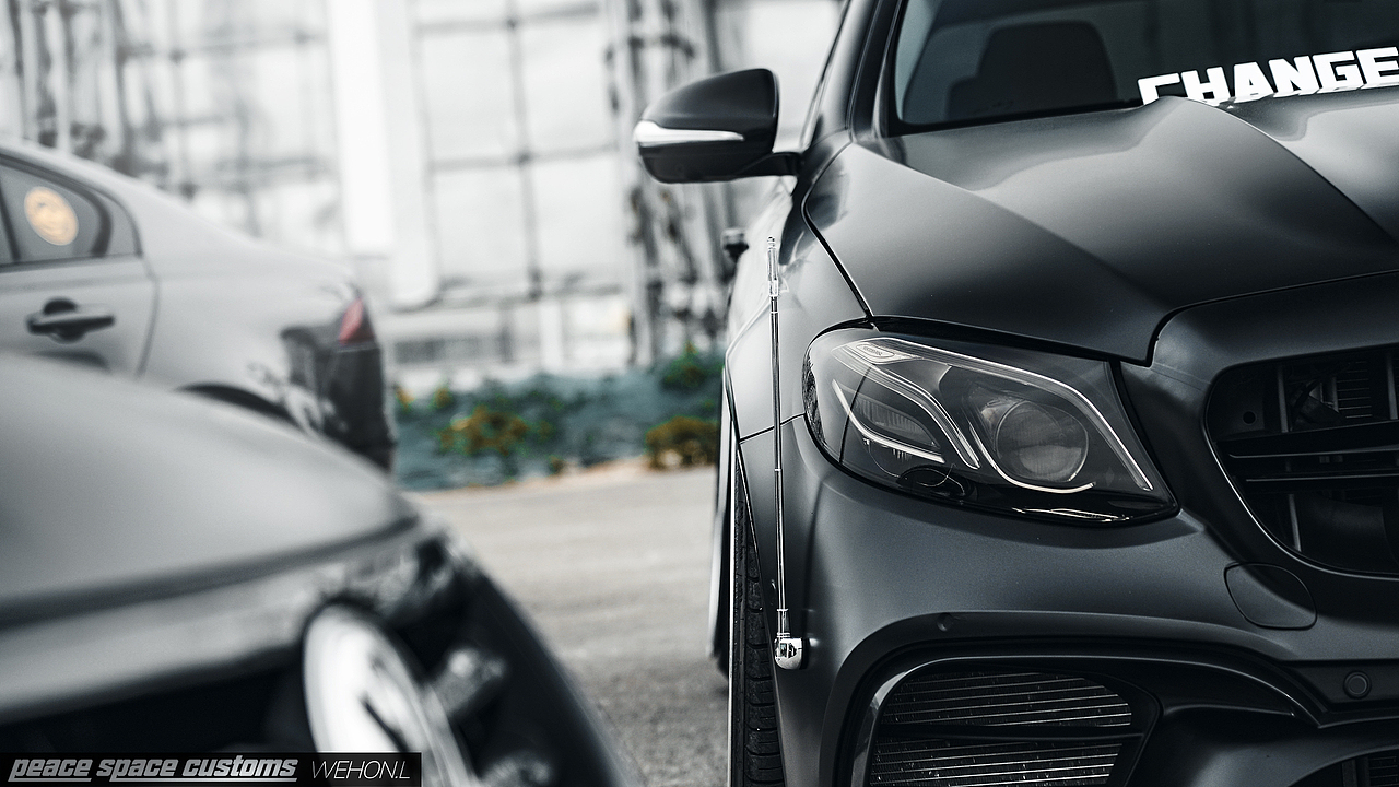 汽车摄影：奔驰E-Class & 大众CC