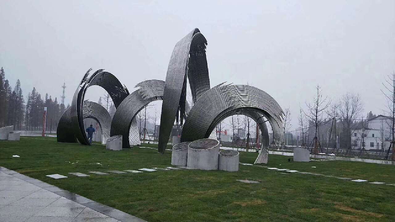 不锈钢雕塑 大型雕塑 福建厂家 园林景观雕塑厂家
