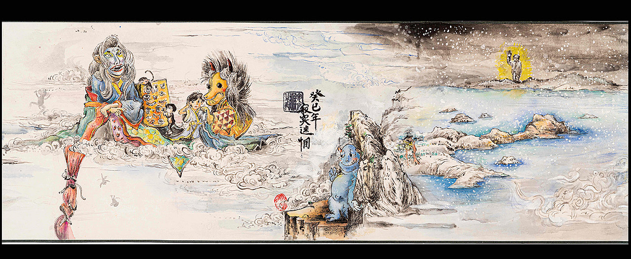 长卷作品： 行年走岁Years of travel（图ZMjc5Mjc4NTM2） - 绘画 - 站酷设计师安吉冒险家原创素材 - 站酷ZCOOL