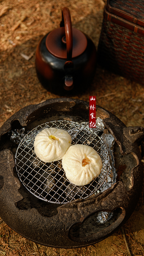 中国风美食摄影 │ 水杉林野茶