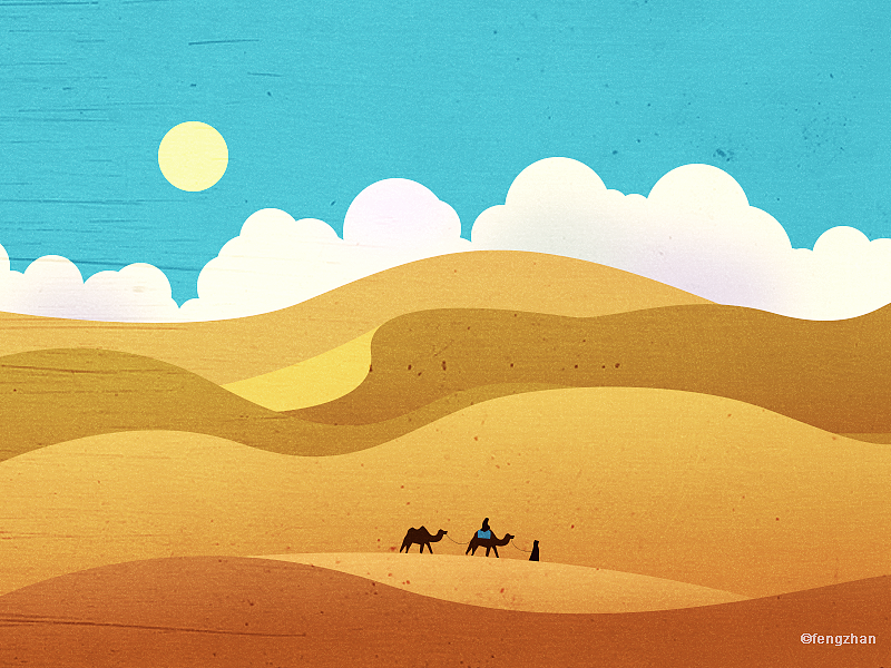 《沙漠》 br>那个时候上海的天气很热,气温都超过40度了,大概只有沙漠