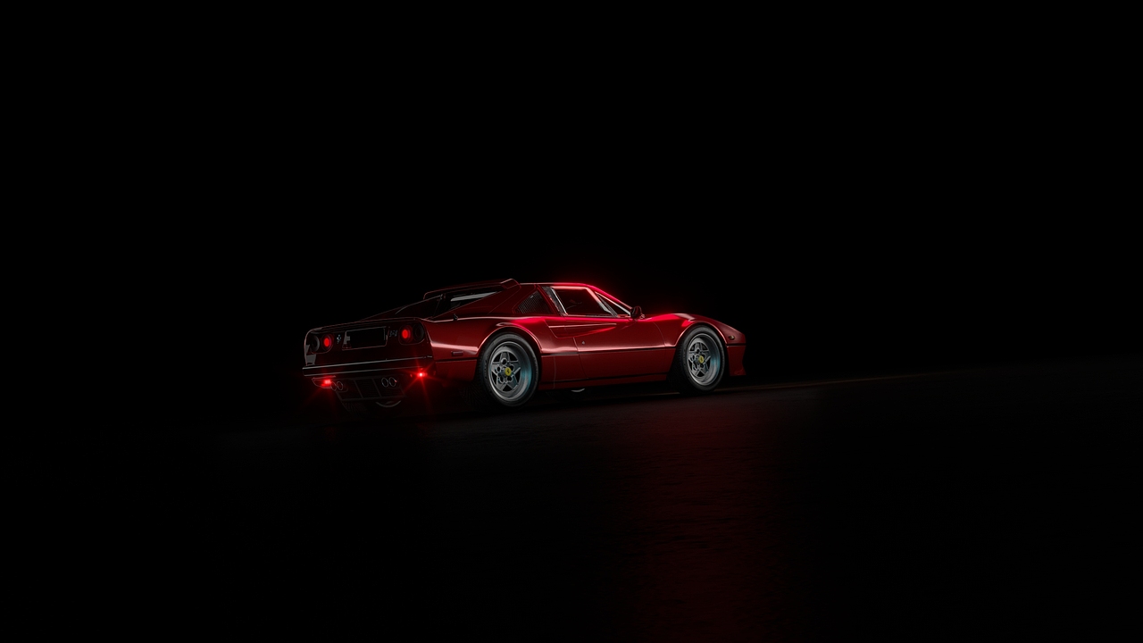 ferrari 308 gtb-C4D Corona