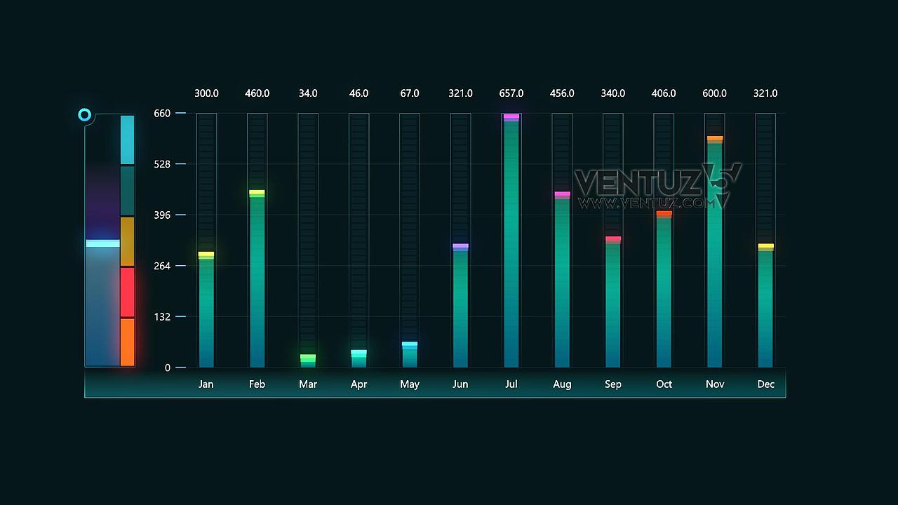 科技感图表及场景