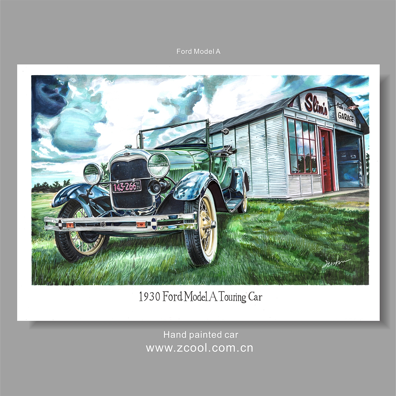 怀旧汽车马克笔手绘合集（图ZMjU4NzgzOTg0） - 艺术插画 - 站酷设计师xyikai吉原创素材 - 站酷ZCOOL