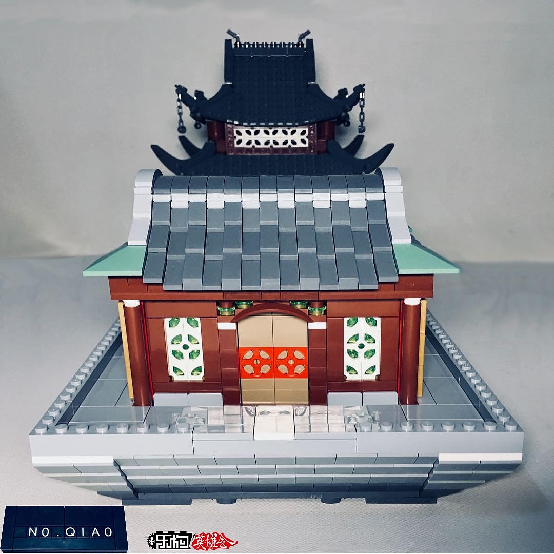 中国古代园林建筑之舫——乐高积木moc作品