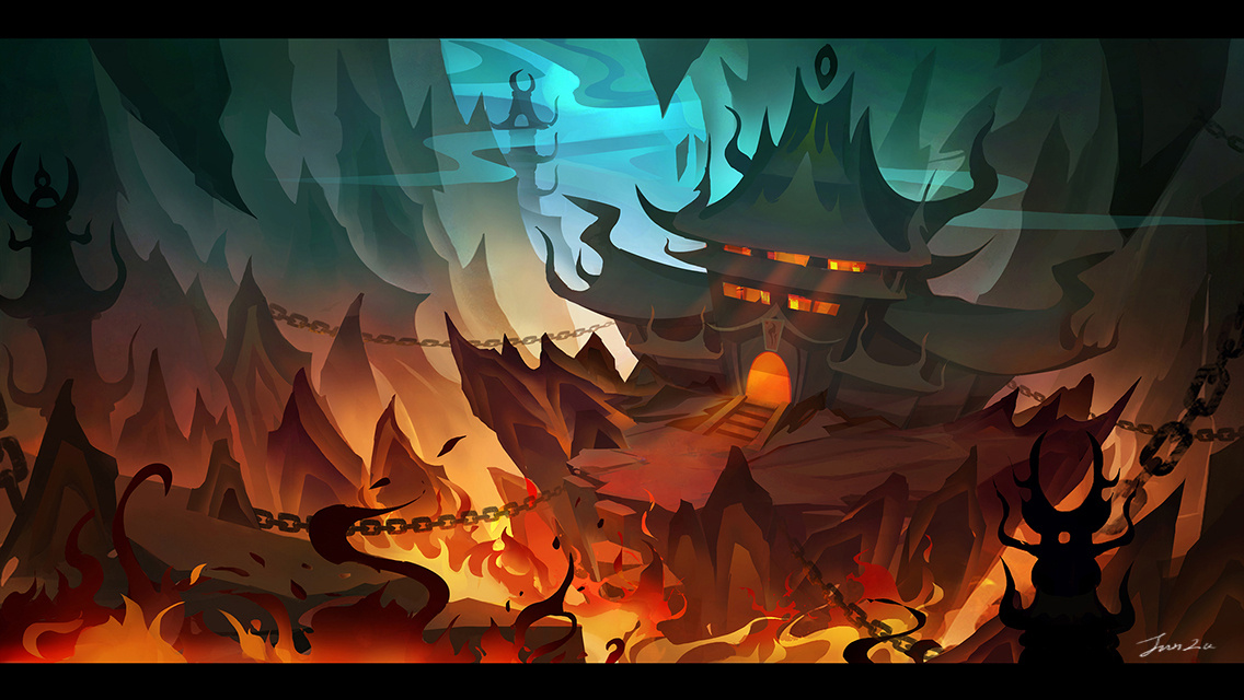 某项目loading图|插画|游戏原画|一棵树junlu - 原创作品 - 站酷