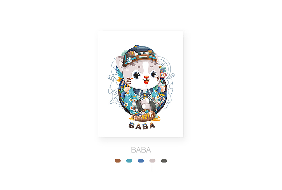 《来自喵星系列》-糖糖的甜品店第三弹6只猫（图ZMjAxNjM5NDcy） - 商业插画 - 站酷设计师Jolbilin原创素材 - 站酷ZCOOL