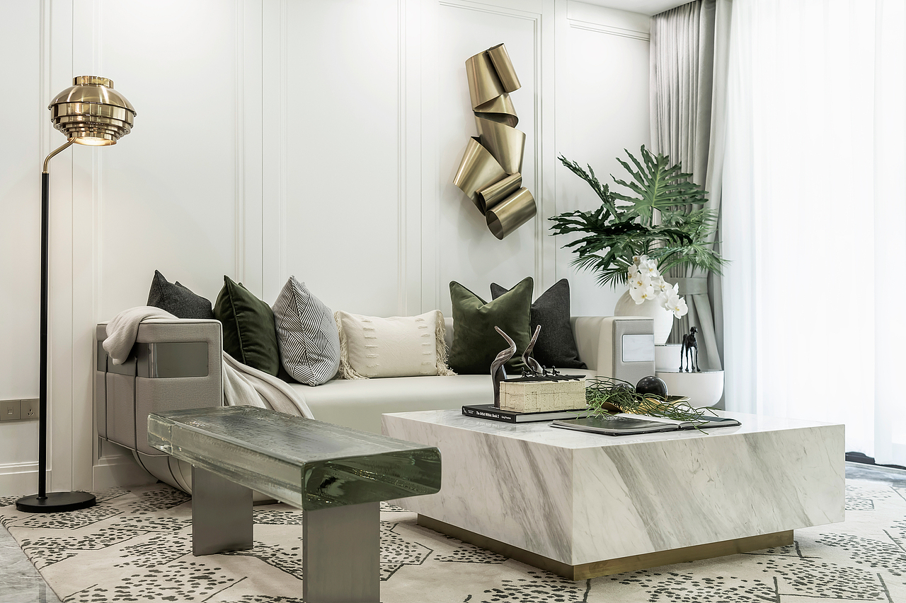 MOD墨设设计丨旭辉银盛泰临沂公元锦里底复复式别墅