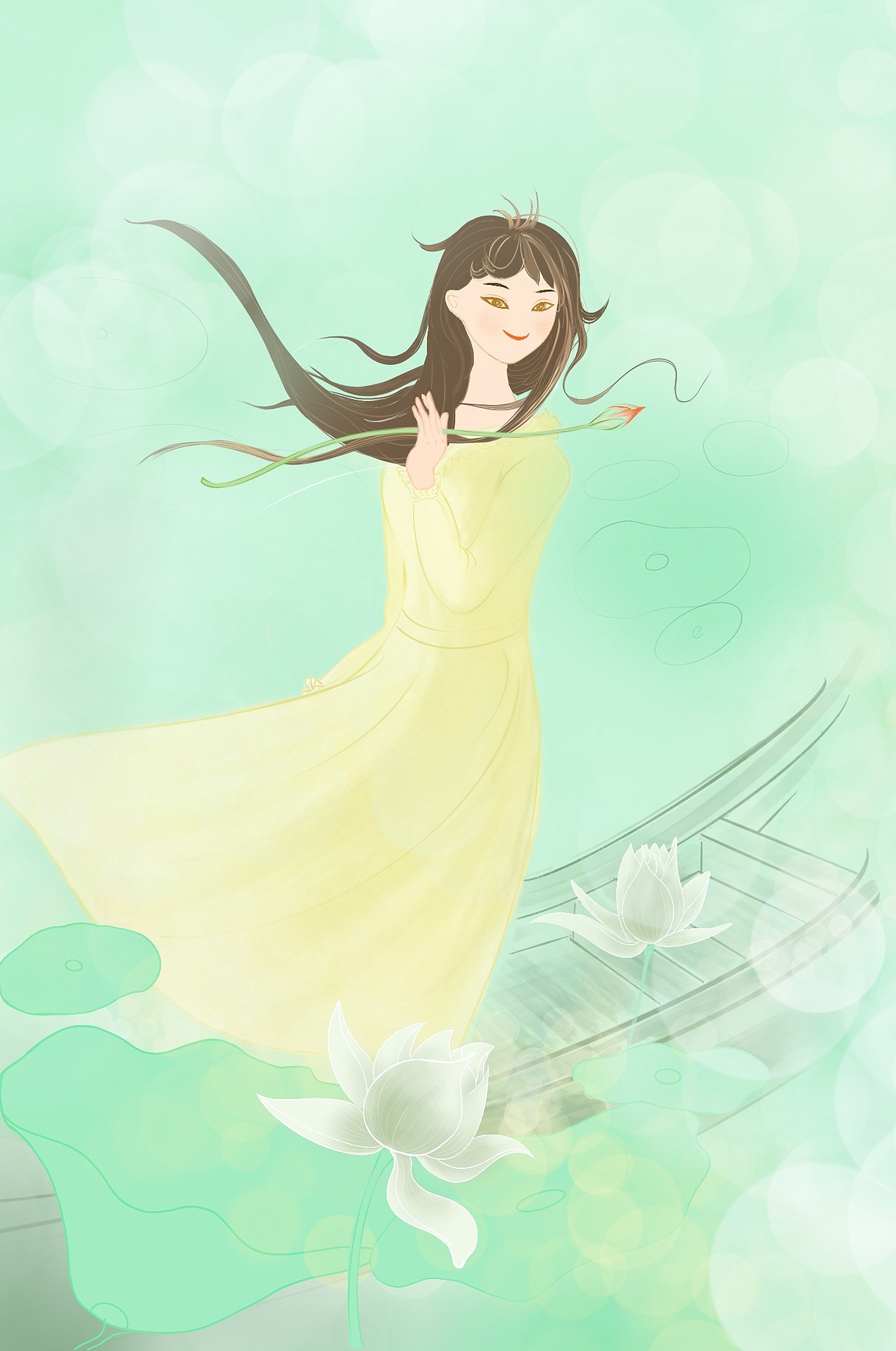 自学成菜的画渣第一次用ipad画画。。。。