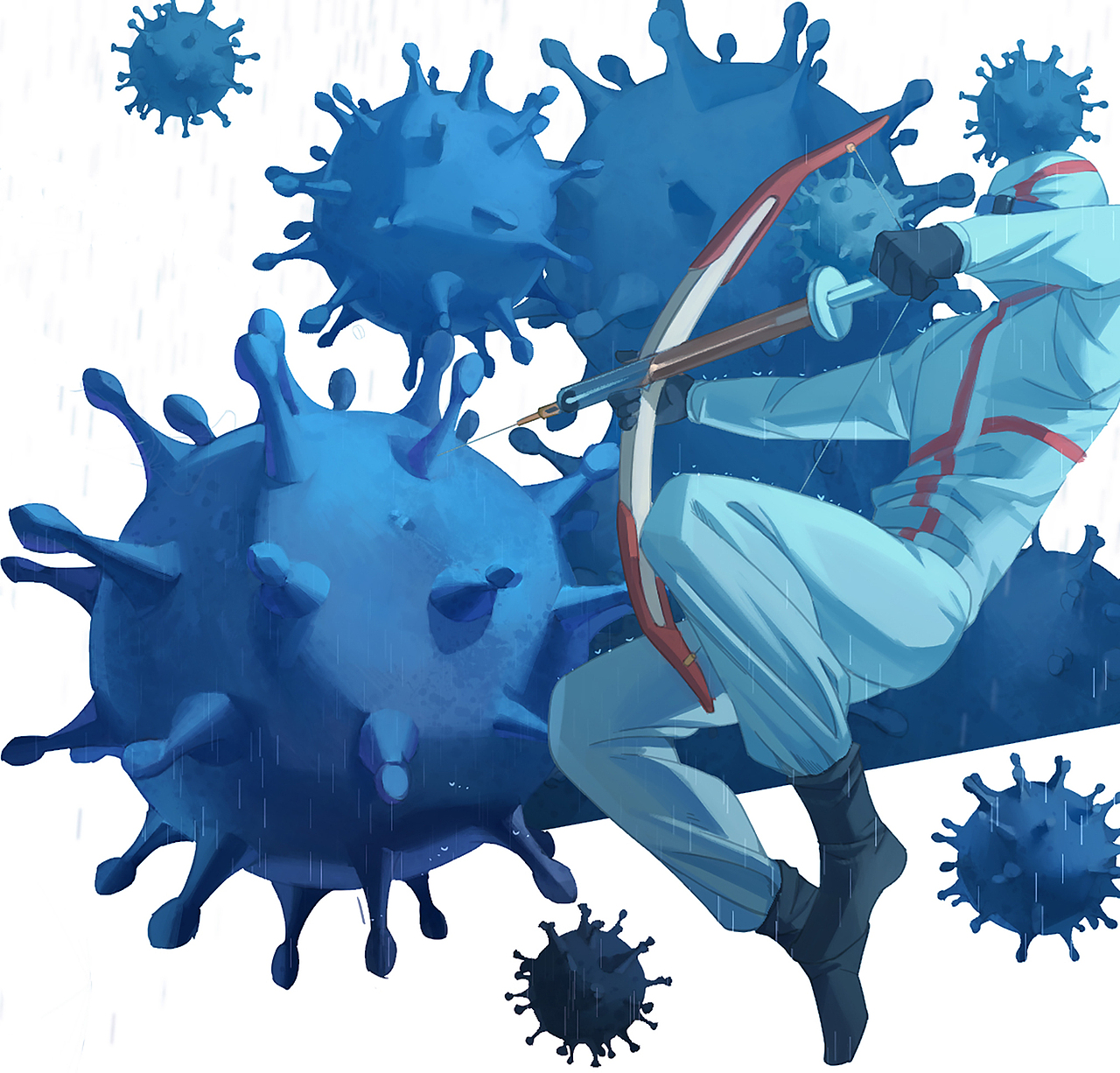 战疫情抗战新冠状病毒