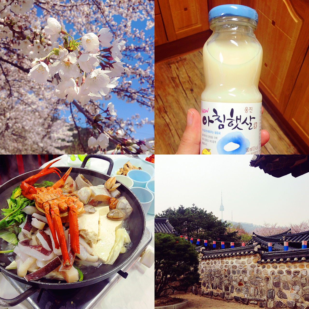 1、2、3、江原道
4、南山塔、韩屋