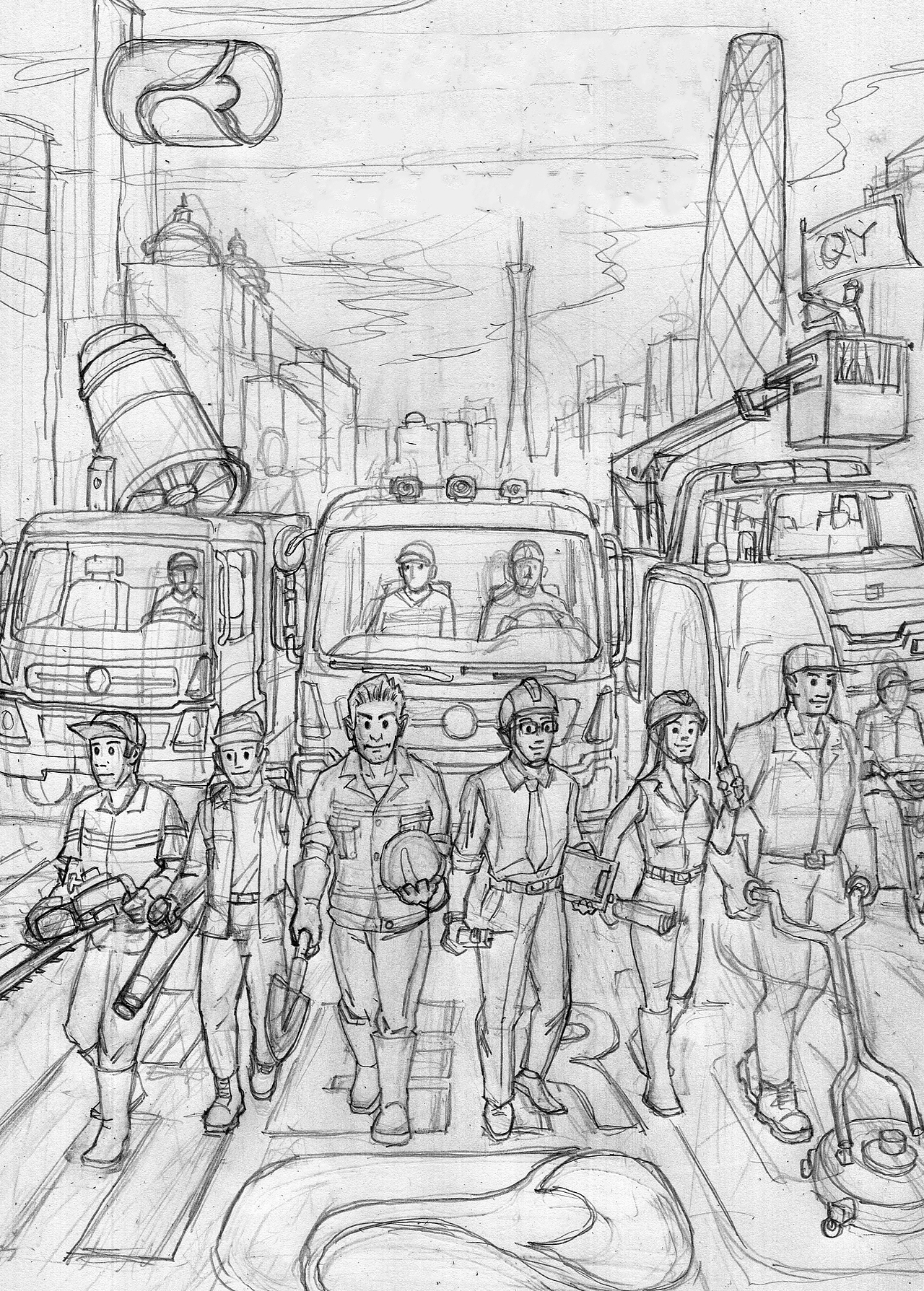 城市环保 环保公司插画（图ZMTcyODUzNjEy） - 商业插画 - 站酷设计师广州万花筒原创素材 - 站酷ZCOOL