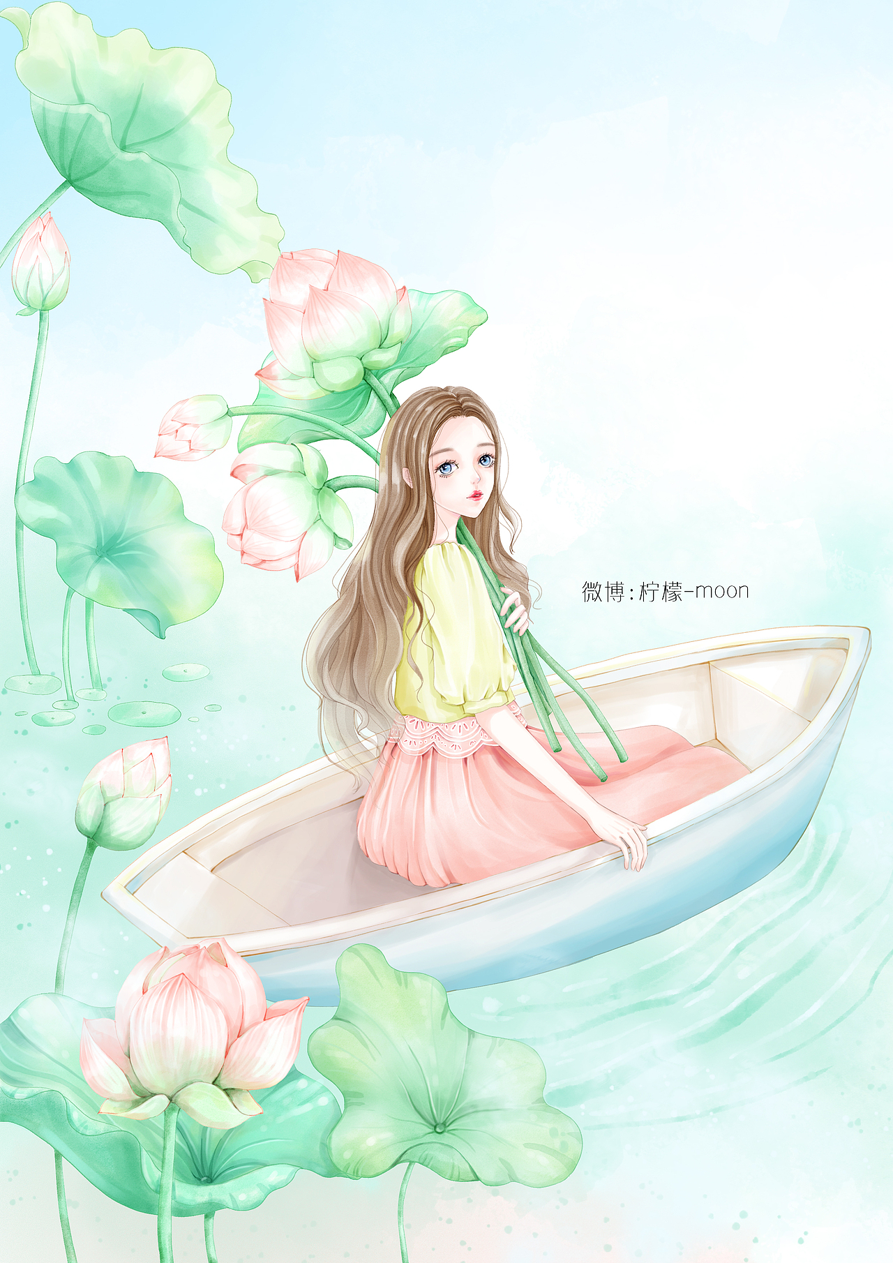 2个小姐姐~~（图ZMTU4NDQwNDEy） - 商业插画 - 站酷设计师柠檬插画原创素材 - 站酷ZCOOL