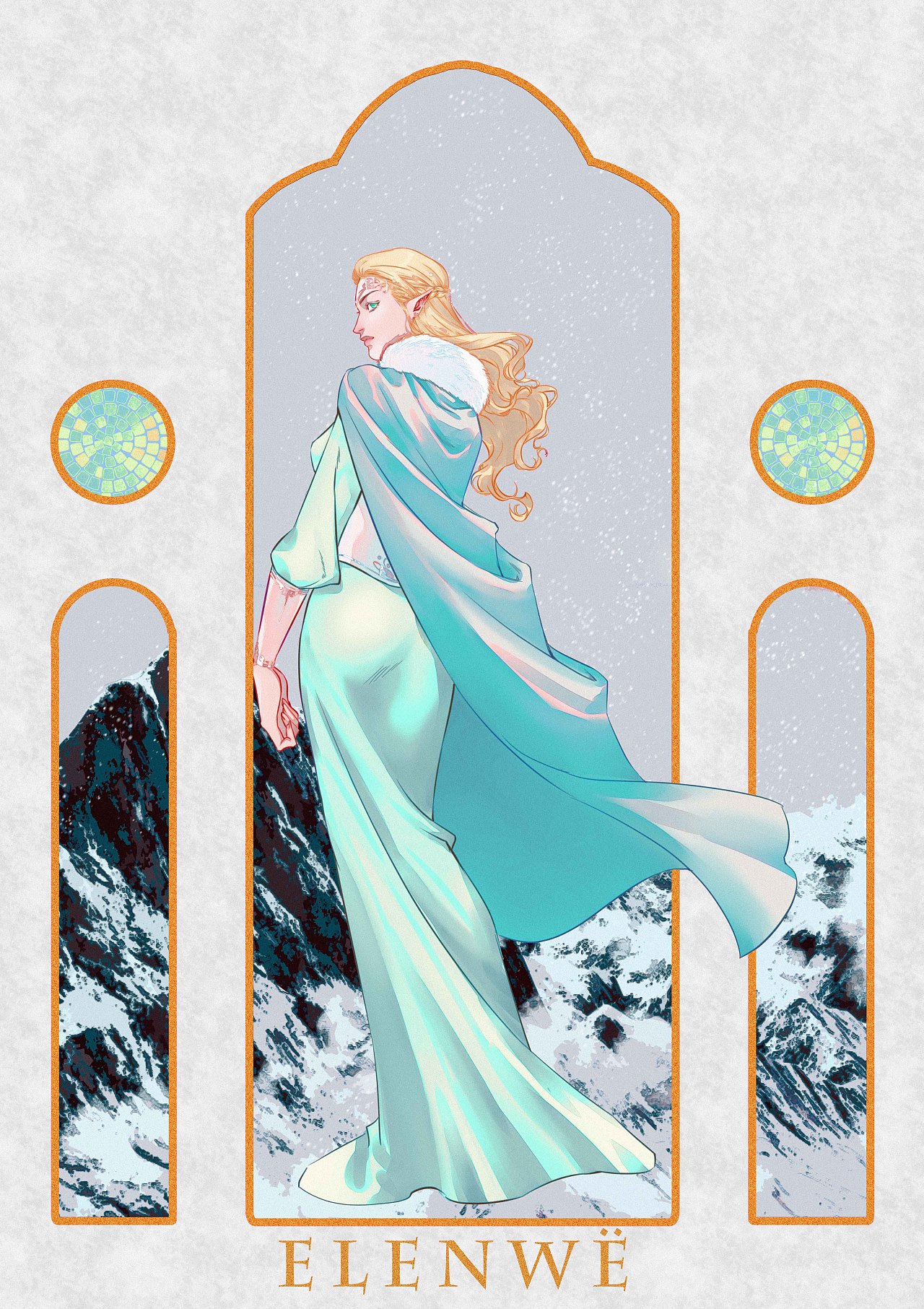 精灵宝钻衍生插画