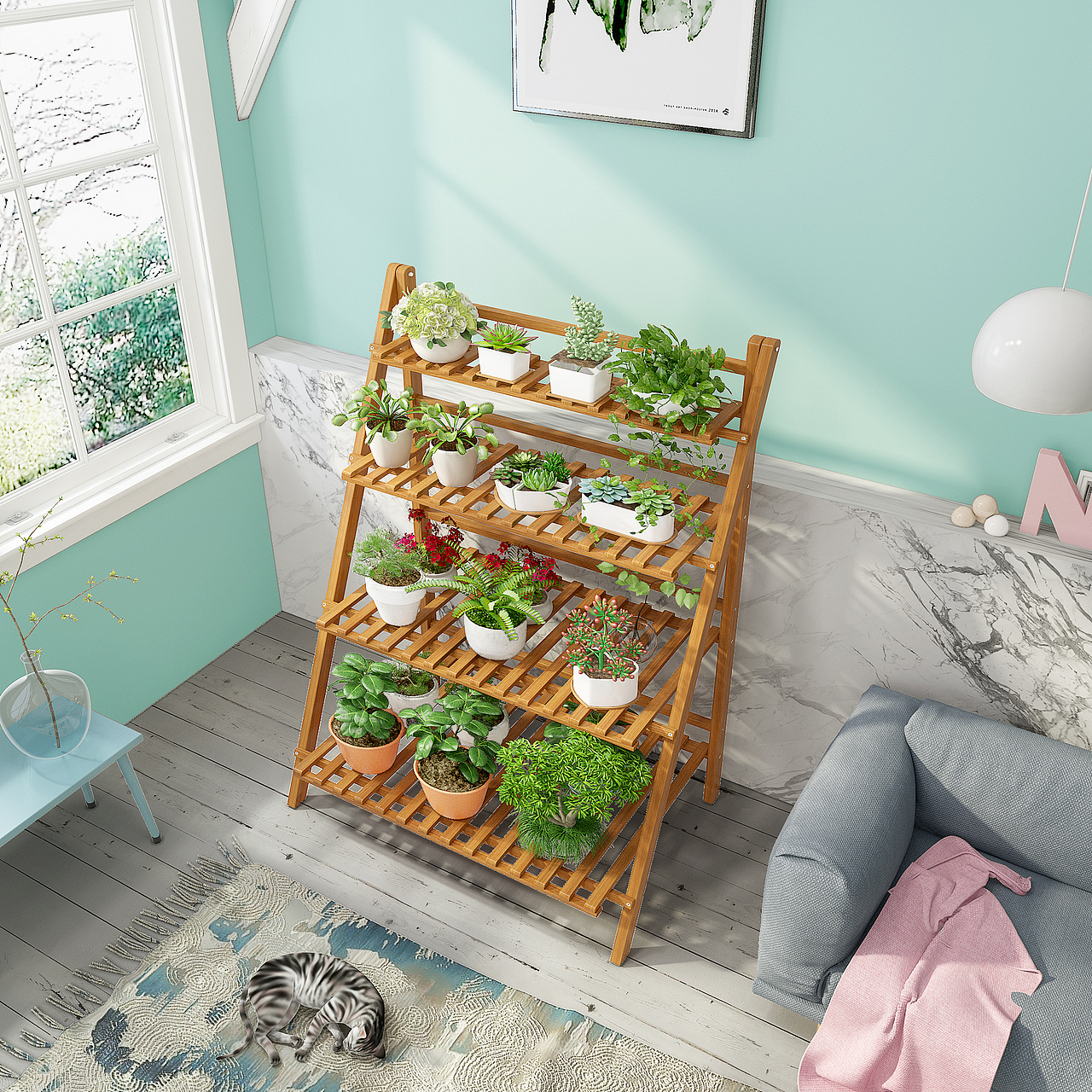 楠竹花架三维建模渲染