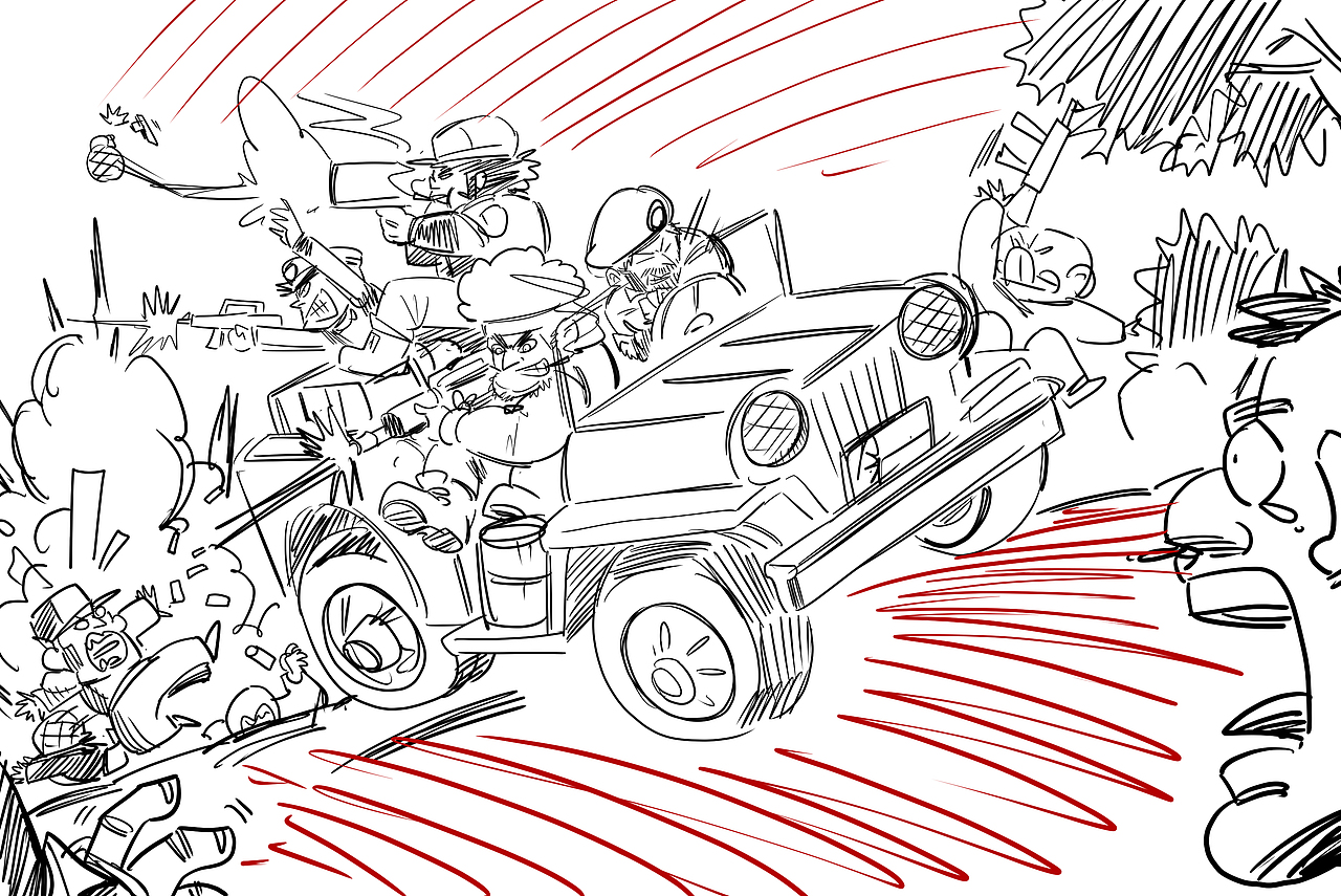 《赤色要塞》同人插图（图ZMjgyNTMwNDE2） - 艺术插画 - 站酷设计师炸年糕大王原创素材 - 站酷ZCOOL