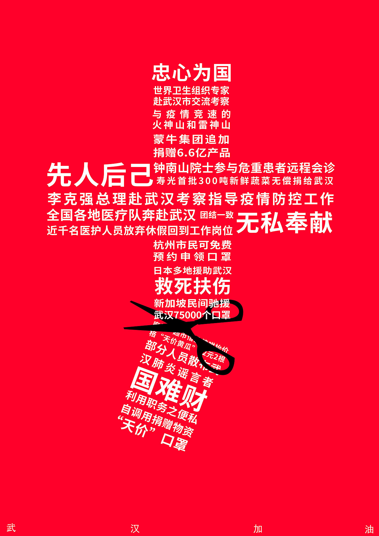 疫情海报防疫抗疫海报创意设计海报