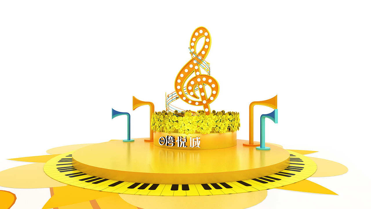 厦门湾悦城幸福花园（图ZMjYzNzc3MjQw） - 舞台美术 - 站酷设计师明明就灰原创素材 - 站酷ZCOOL