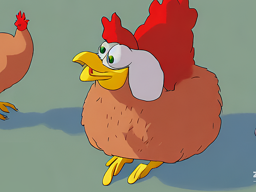 #AI创作实验室#穿着浴巾的小鸡