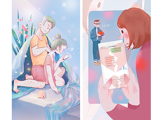 小時光之忌吵架（個人主頁-ZNDU3MjMzNzI=） - 商業(yè)插畫 - 站酷設(shè)計(jì)師江小小小白原創(chuàng)素材 - 站酷ZCOOL