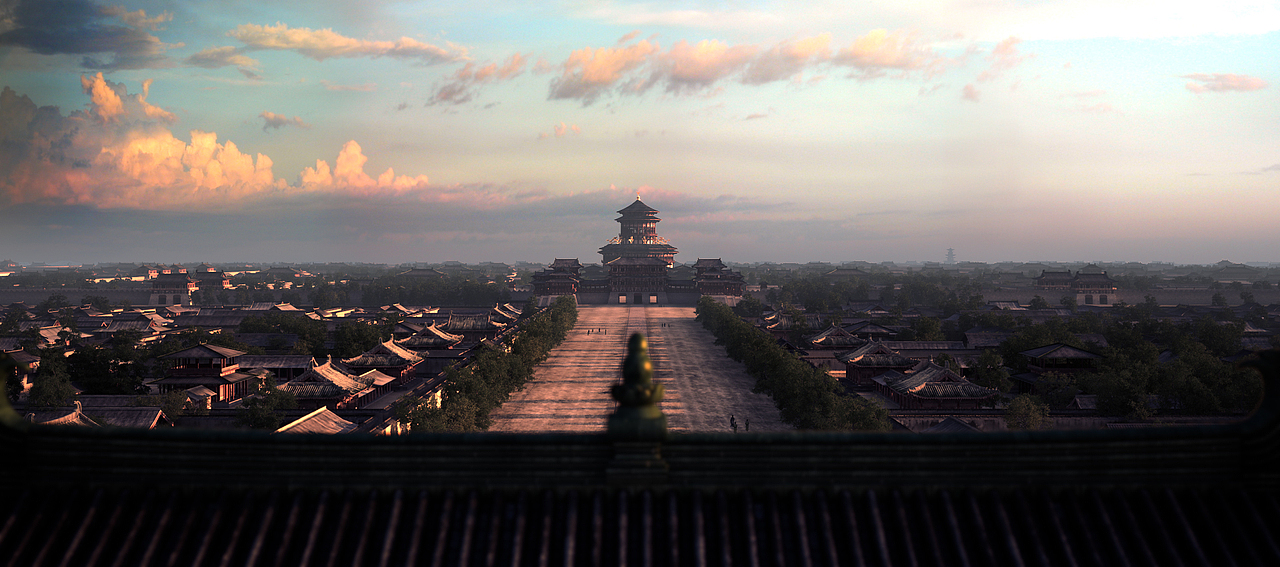 紫微城 定鼎门 应天门 明堂 外郭城宫城与皇城复原图