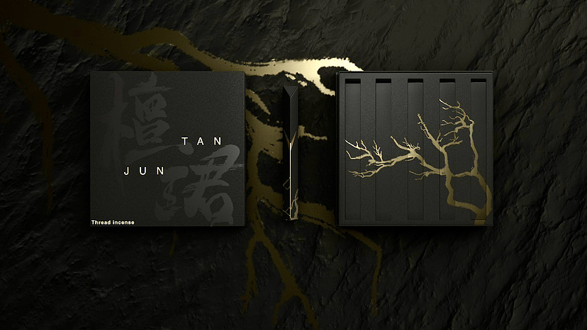 《檀珺》线香包装（图ZMzU5NzMxNTY0） - 包装 - 站酷设计师TaoLOn原创素材 - 站酷ZCOOL