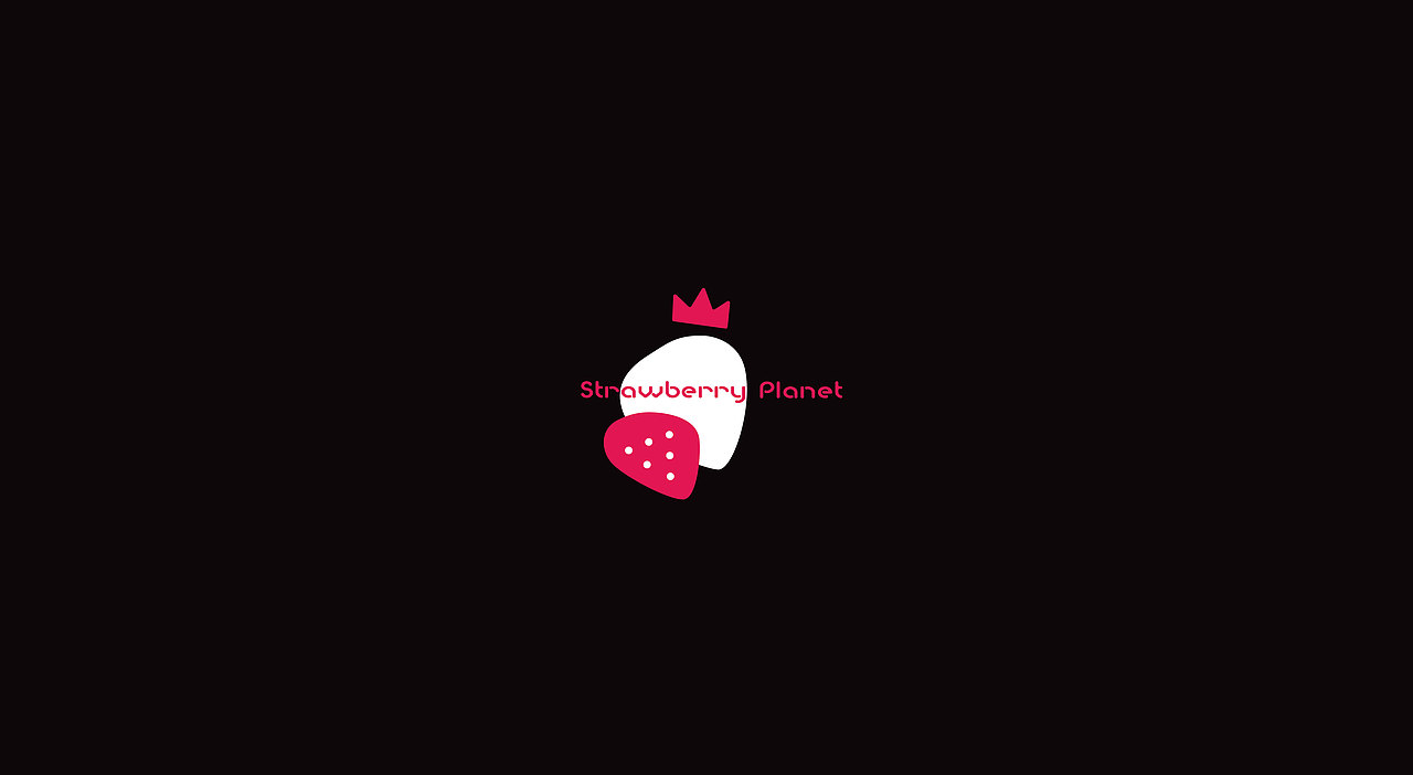 strawberryplanet草莓星球logo提案