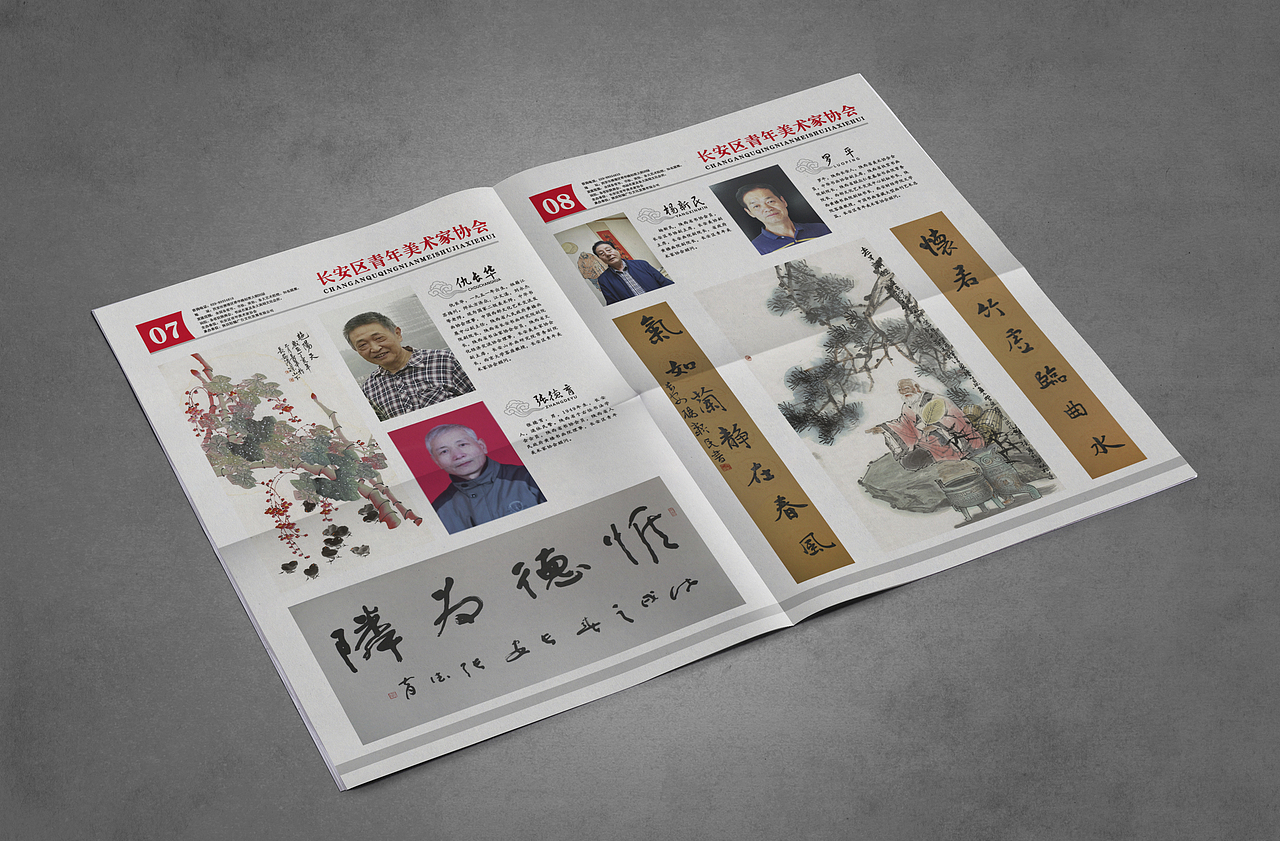 美术协会宣传册/刊物/画册/报纸