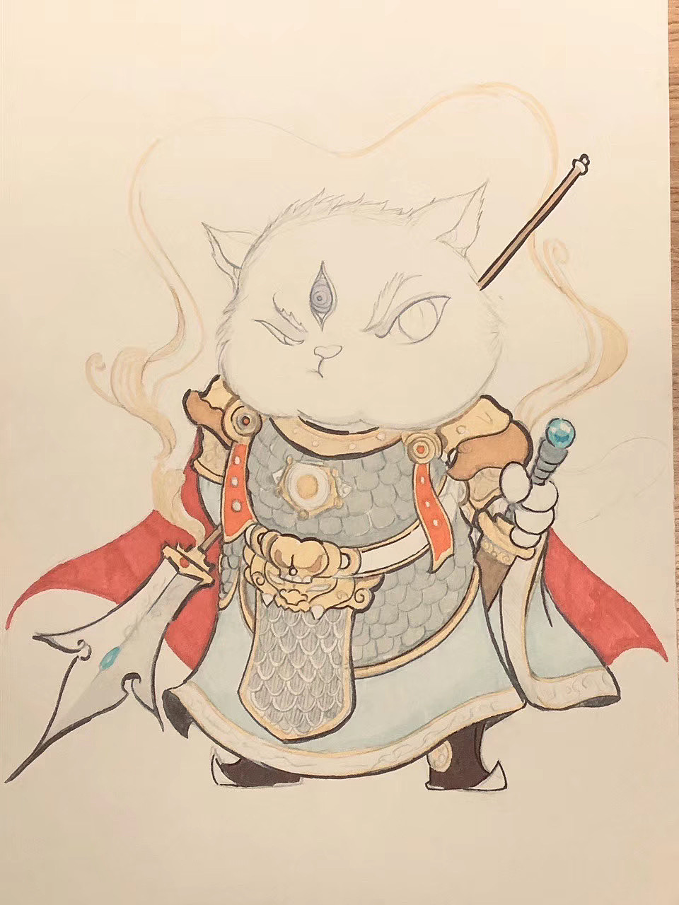 二郎神（图ZMTgzNDE4OTUy） - 创作习作 - 站酷设计师鴒鸠原创素材 - 站酷ZCOOL